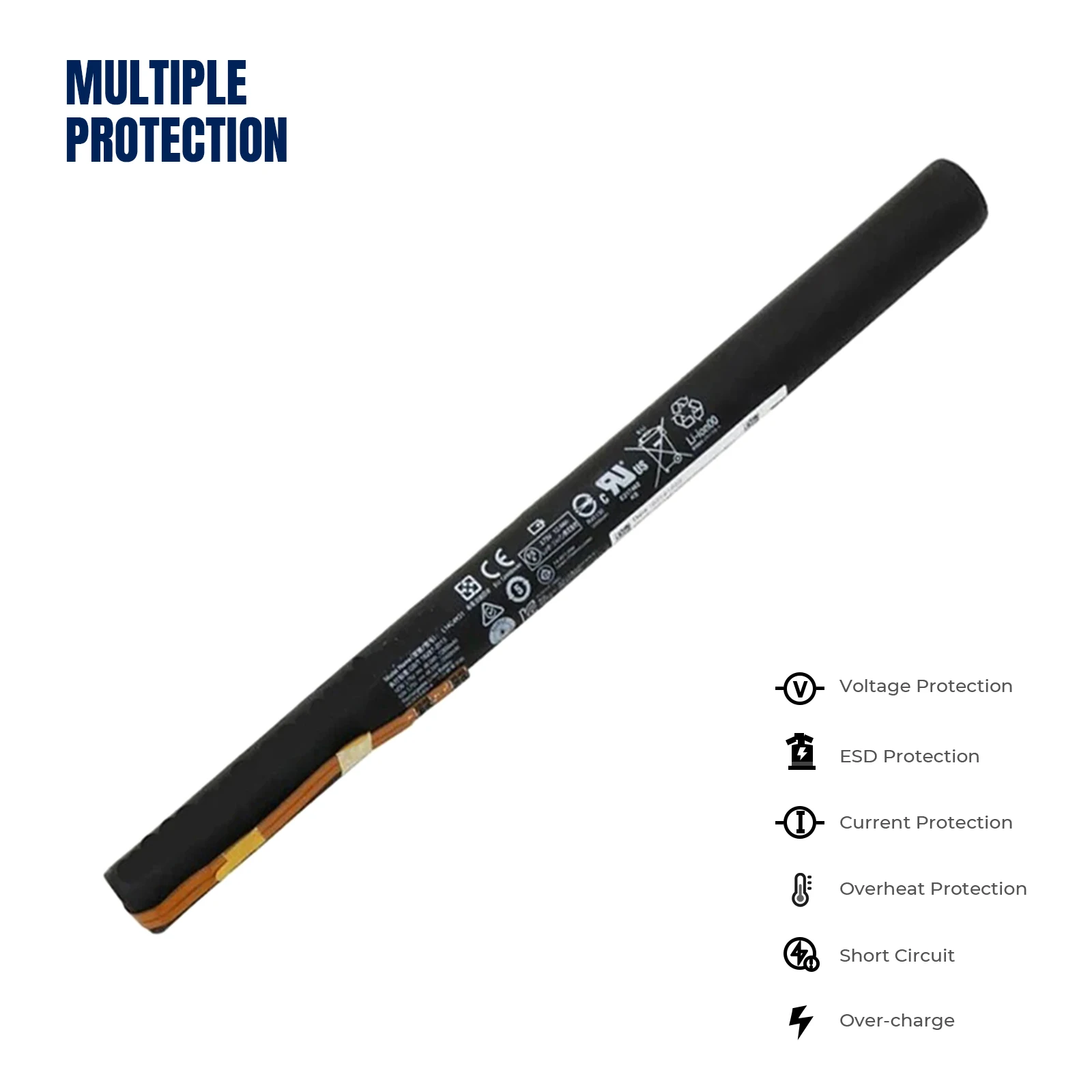 YOOFAN-batería Original L14C4K31 para portátil, 3,75 V, 48WH, 12800mAh, para Lenovo, Yoga, Tablet, 2-1371F Pro, 1371F, L14D4K31 - imagen 2