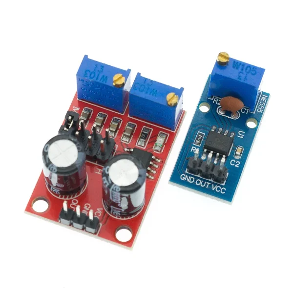 NE555 frecuencia de pulso ciclo de trabajo módulo ajustable onda cuadrada generador de señal de onda rectangular accionamiento de motor paso a paso - imagen 2