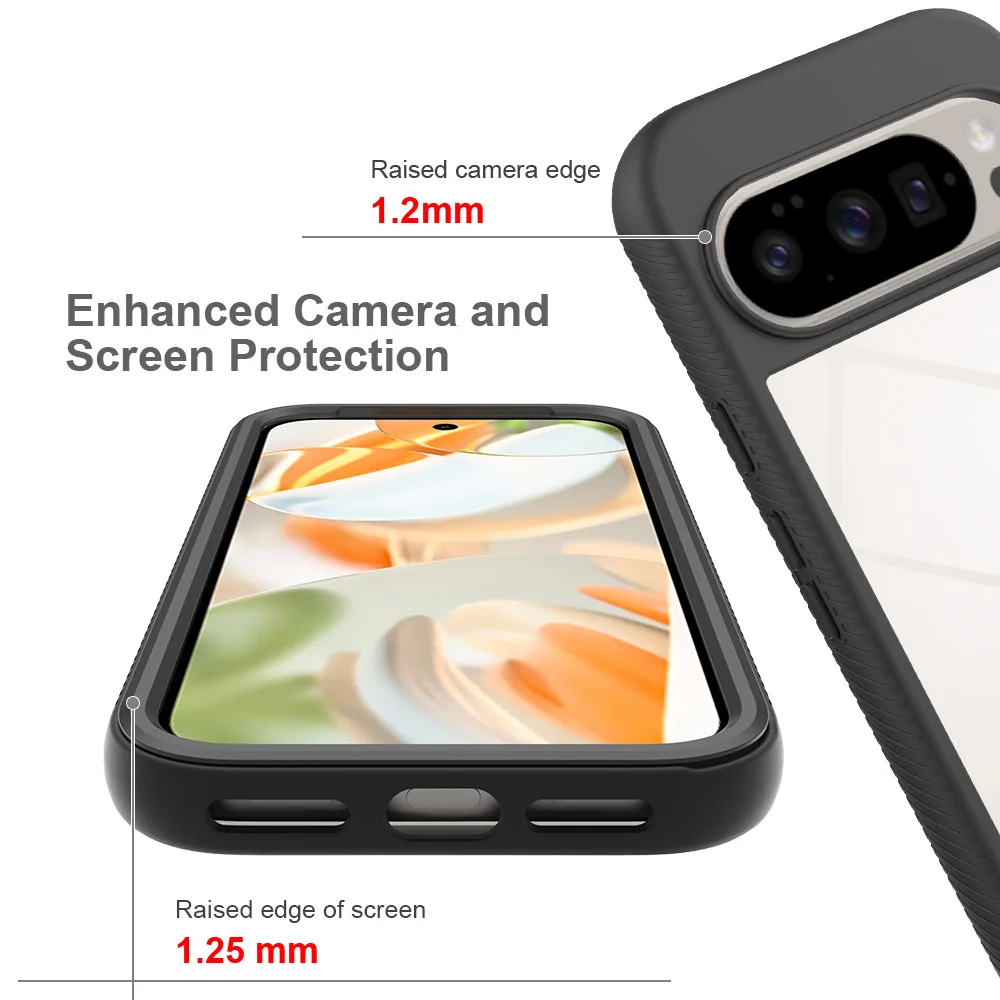 Funda para Google Pixel 10 9 Pro XL 9A PC TPU borde suave adsorción de golpes diseño de parachoques cubierta para Google Pixel10 Pro Pixel 10Pro XL - imagen 3