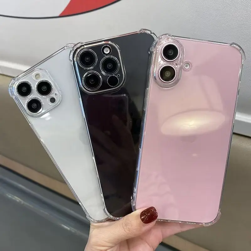 Funda transparente anticaída para iPhone 16 Pro Max 16 Plus, funda transparente a prueba de golpes - imagen 2