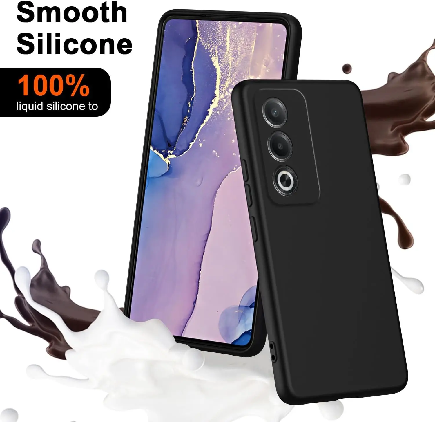 Funda Flexible de silicona líquida TPU para OnePlus Nord 5 CE 5 CE5 5G funda protectora Fundas Coque Capa - imagen 5