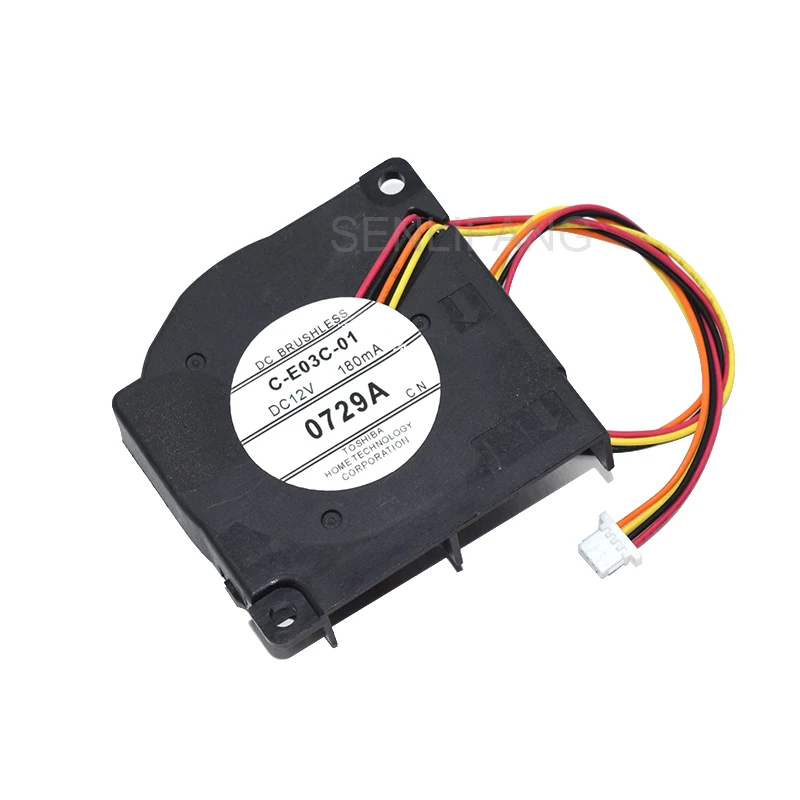 SLF-Nuevo enfriador C-E03C-02, ventilador de refrigeración de cuatro cables, cc 12V, 180mA, para C260M/C3011WN/C301MN/C301MS, C-E03C-01 - imagen 3