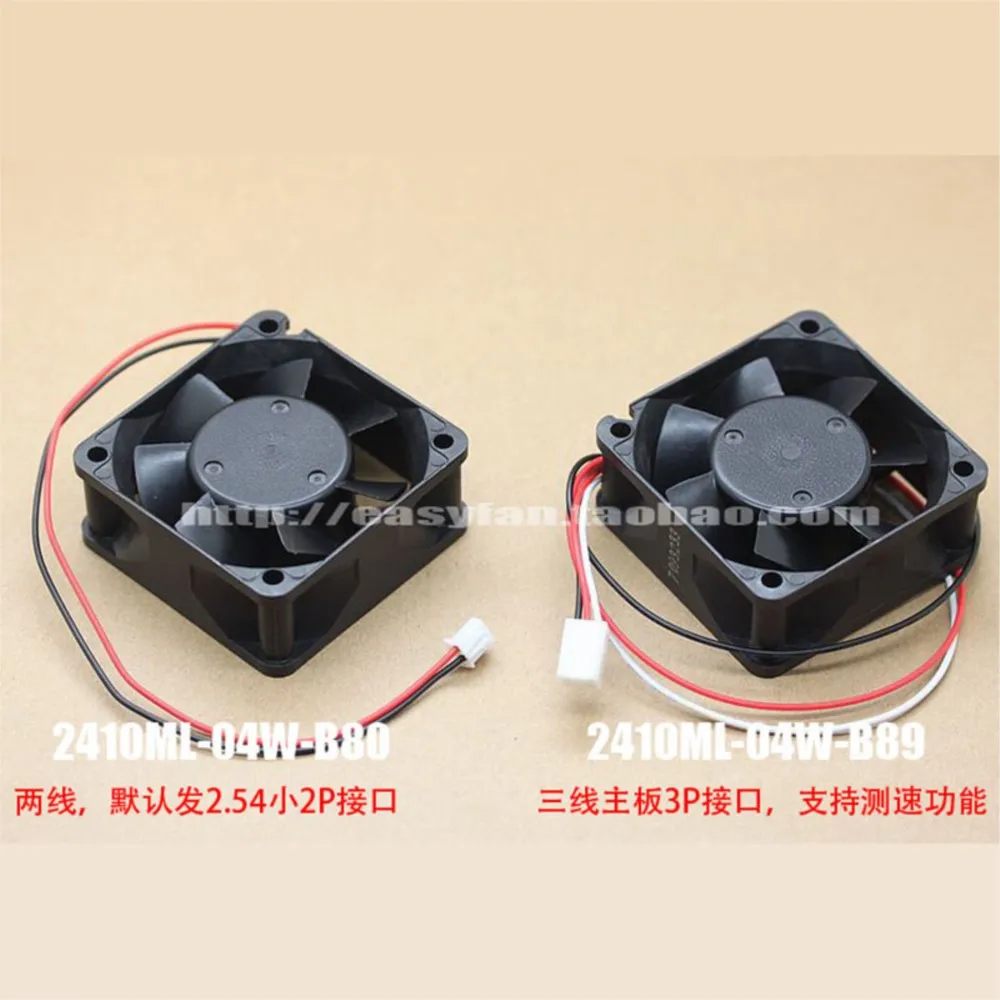 Ventilador Axial de 6cm para NMB 2410ML-04W-B80/B89 60mm 12V 0.70A ventilador de refrigeración de alta velocidad, doble bola para impresora 3D inversor de servidor - imagen 4