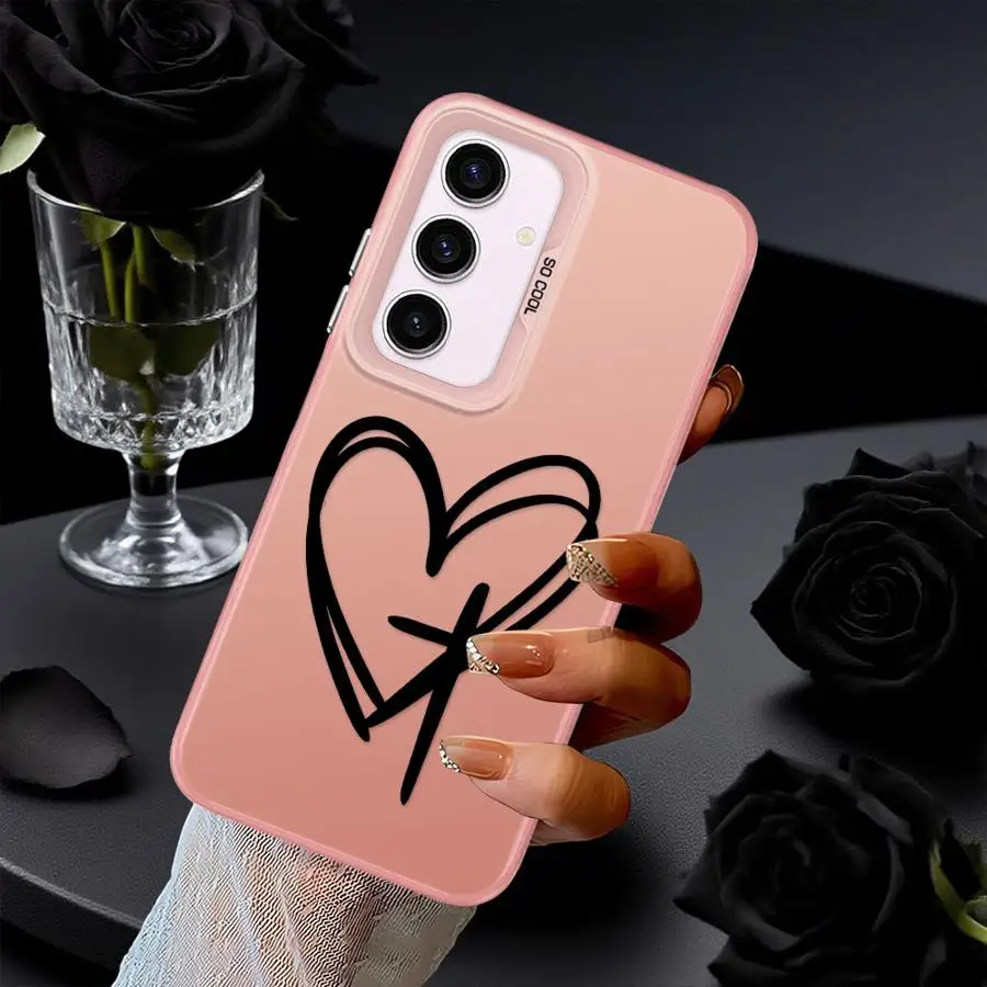 Funda para Samsung Galaxy A25 A23 A73 A32 A36 A22 A52 A53 A24 A26 A33 A34 funda trasera para teléfono patrón de cruz genial - imagen 5