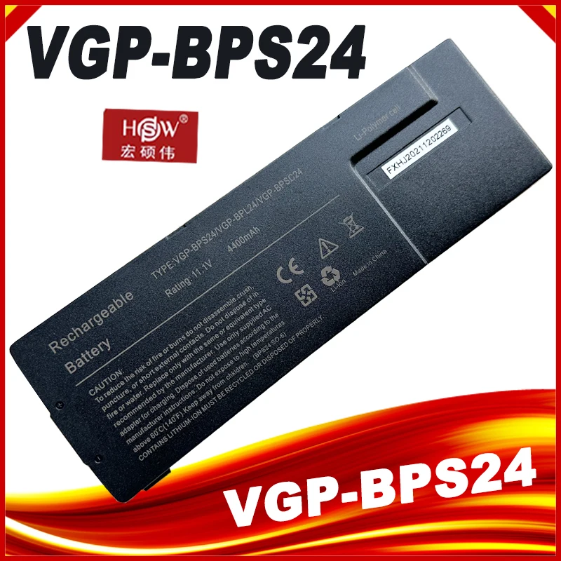 VGP-BPS24 batería del ordenador portátil para Sony VPC-SA VPC-SB VPCSD1S2C VPC-SB18GG VPC-SB190X VPC-SE2S1C VGP-BPSC24 41213W PCG-41217T