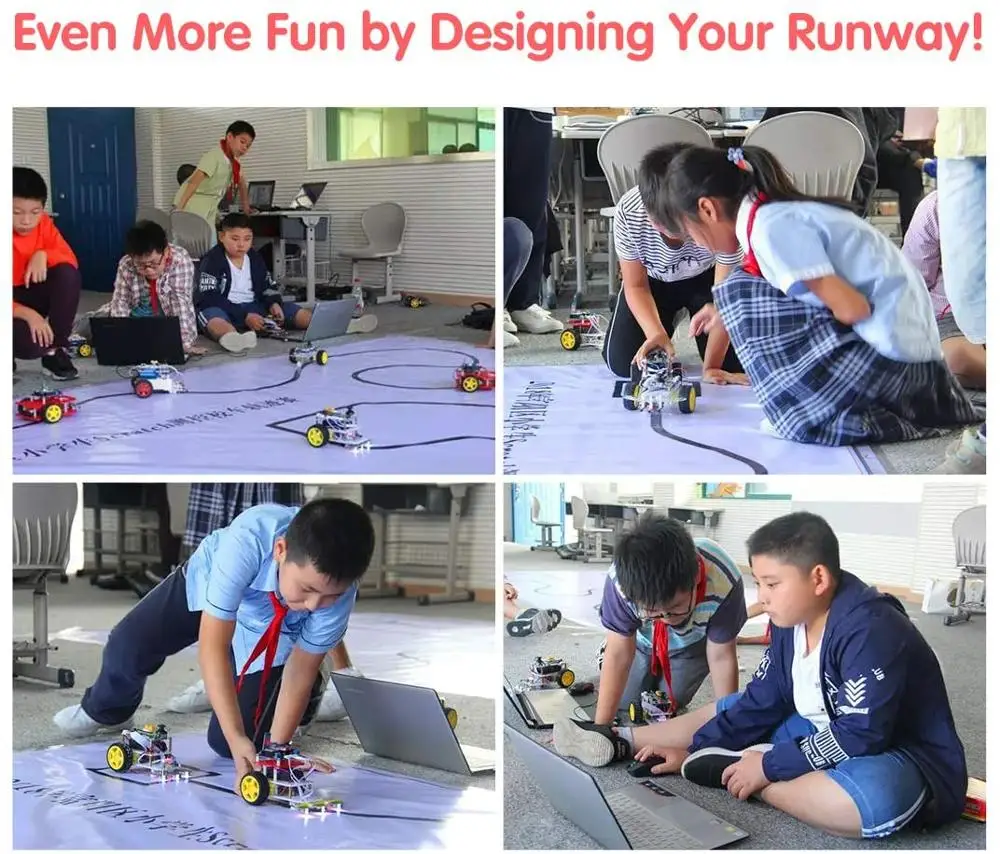 Kit de coche robot de soldadura XiaoR Geek con módulo de seguimiento de línea, kit de vástago básico para aprender soldadura eléctrica con chip LM393 - imagen 5