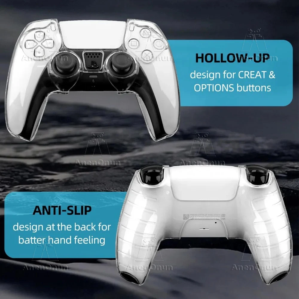 Funda Protectora Transparente Mando PS5 – Anti Caídas y Rayones - imagen 5