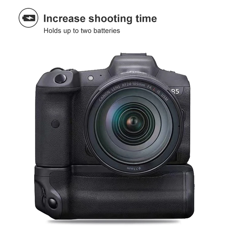 BG-R10 Empuñadura de batería Accesorios de energía cerámica BGR10 para Canon EOS R5 R6 R5C Micro cámara única LP-E6N LP-E6NH - imagen 5