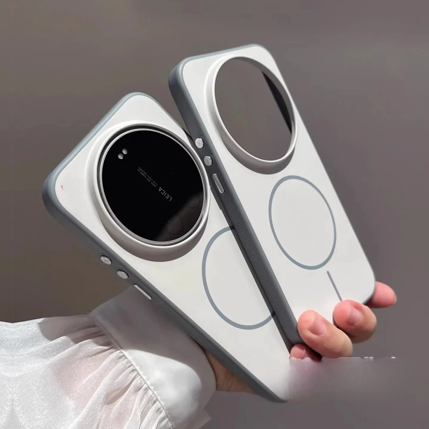 Para Xiaomi 17 Ultra Funda ligera de lujo magnética PC Funda agradable para la piel para Xiaomi17 Funda de parachoques Ultra absorbente de golpes - imagen 5