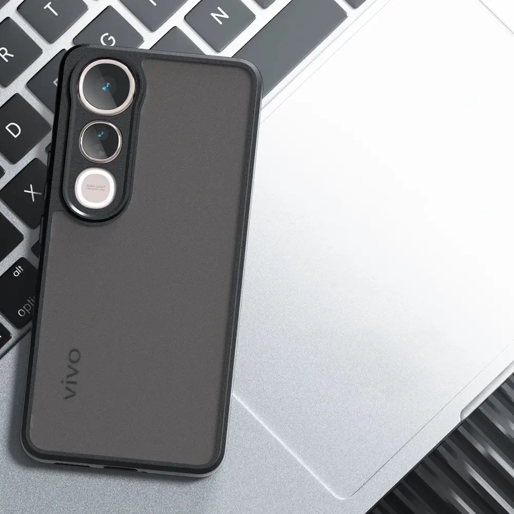 Para Vivo V50 Lite Funda Vivo V50 Lite Funda Coque mate transparente PC a prueba de golpes TPU borde transparente Funda trasera Vivo V50 Lite - imagen 5