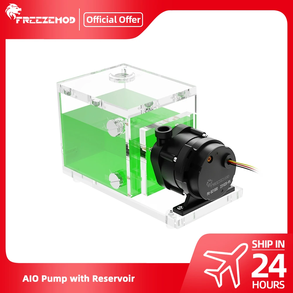 FREEZEMOD-bomba de depósito combinada cuboide, cubo de tanque de agua de 890ML, elevación antiespumante integrada, flujo de 7 metros, 1200L/H, PUB-ST1000 - imagen 2