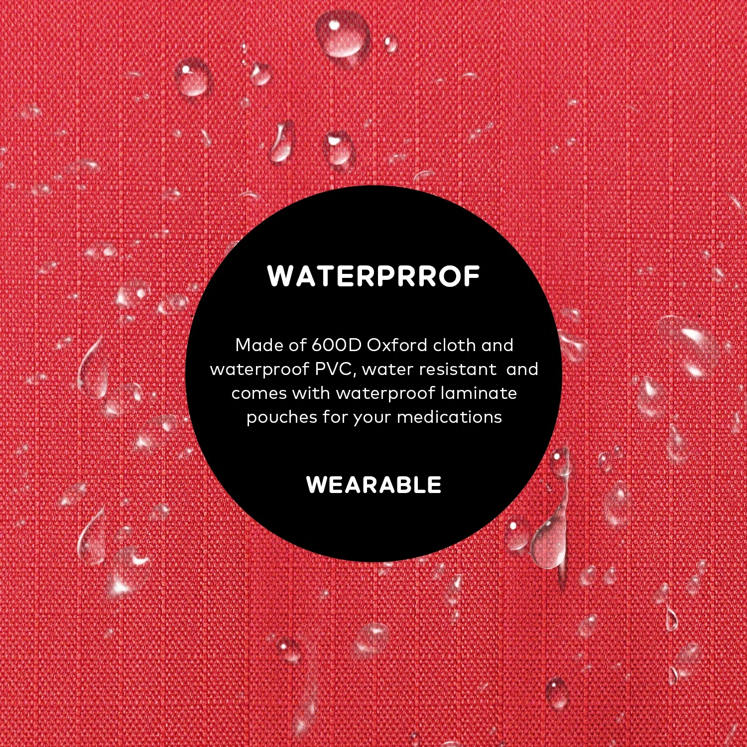 Botiquín de primeros auxilios portátil de 4 secciones, bolsa para traumatismos, rescate médico de emergencia, hogar, exterior, coche, viajes, escuela, trabajo, caminata, supervivencia, 255 Uds. - imagen 4