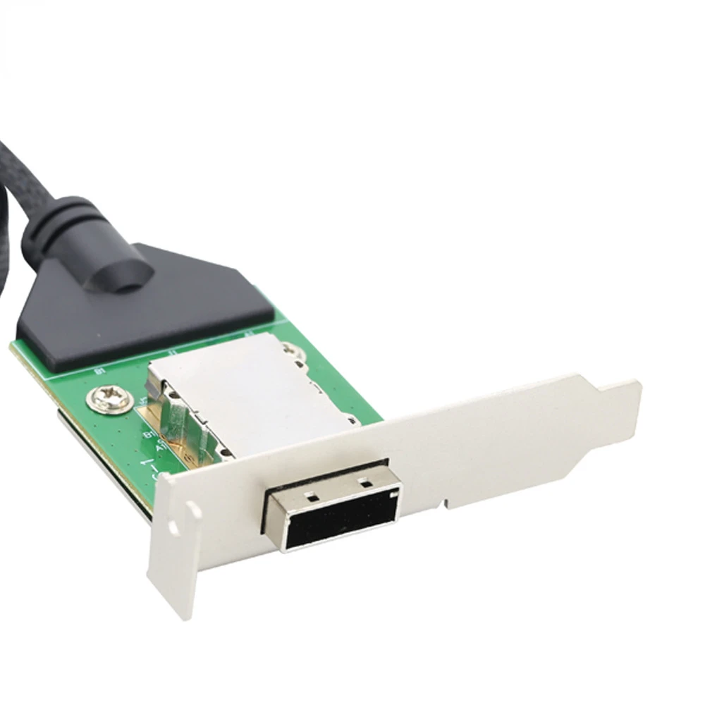 Mini SAS SFF-8087 HD interno a SAS 8088 hembra, soporte de perfil bajo, conectar al disco duro, Cable adaptador - imagen 4