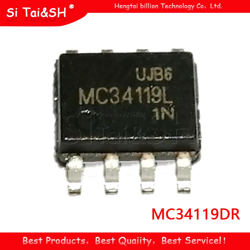 Si Tai & SH 10 Uds MC34119 SOP MC34119DR2G SOP-8 MC34063ADR2G MC34063 MC34152 MC33078 MC33063ADR2G MC33063 MC33178 MC33202 MC33152 - imagen 2