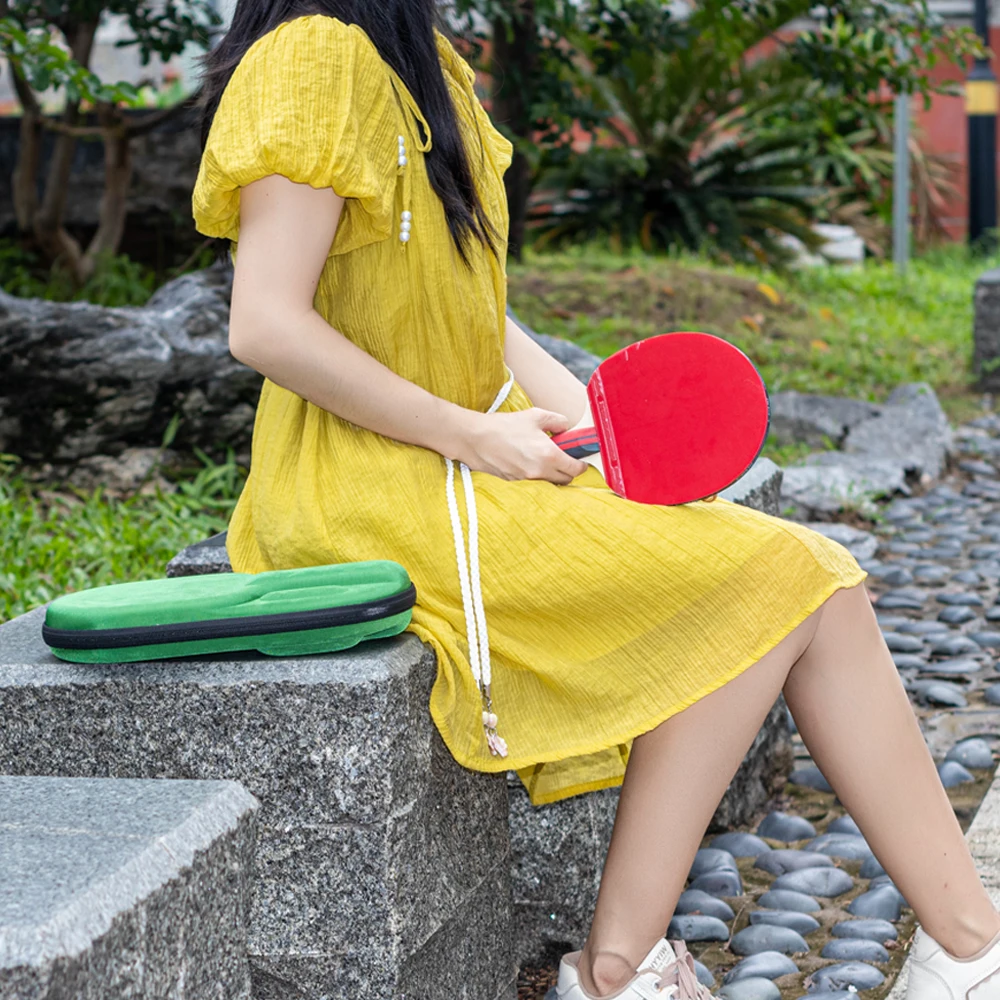 Bolsa de almacenamiento de raqueta de tenis de mesa portátil de EVA dura, caja Universal, resistencia al desgaste, resistencia a la compresión, Estuche de transporte de viaje - imagen 5