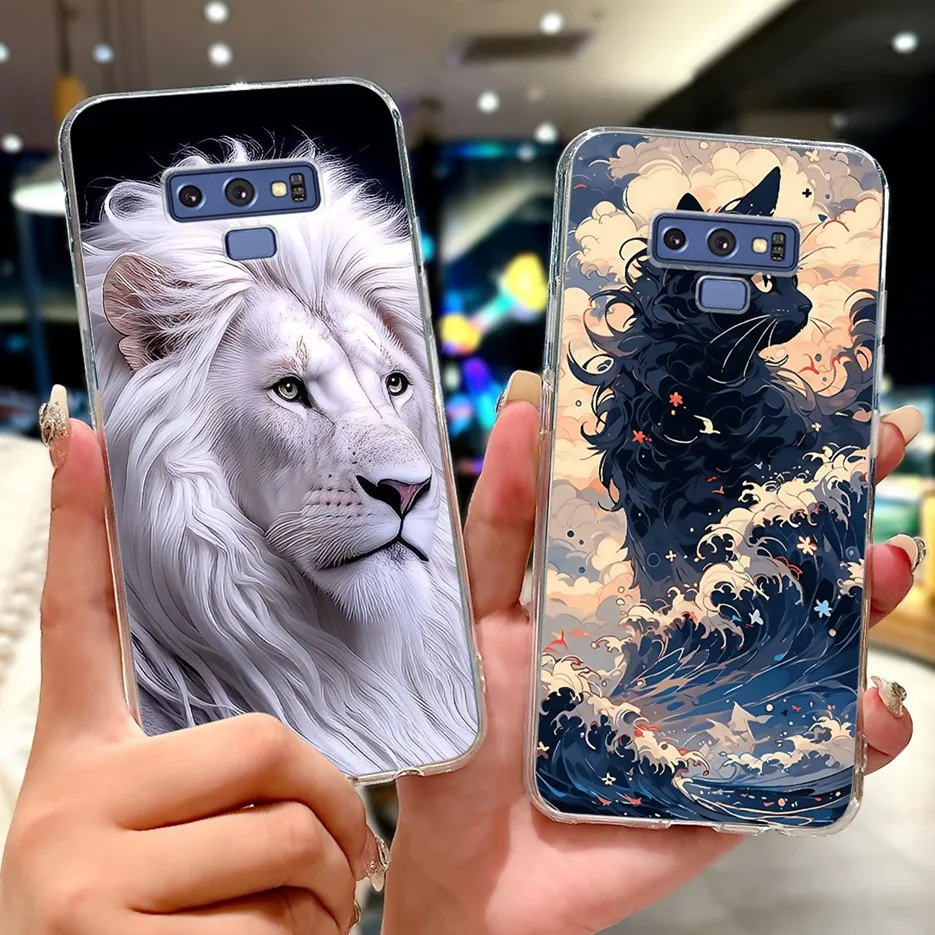 Para Samsung Galaxy Note 9 funda SM-N960F funda pintada Popular de lujo funda de silicona suave para Samsung Note 9 Note9 bolsas de contraportada - imagen 2