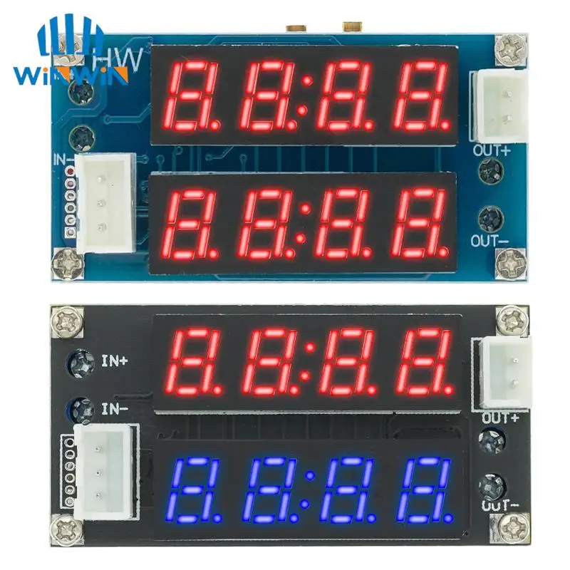 Módulo de carga reductor XL4015 5A de Potencia ajustable CC/CV, controlador LED, voltímetro, amperímetro, corriente constante, voltaje constante, 1 piezas