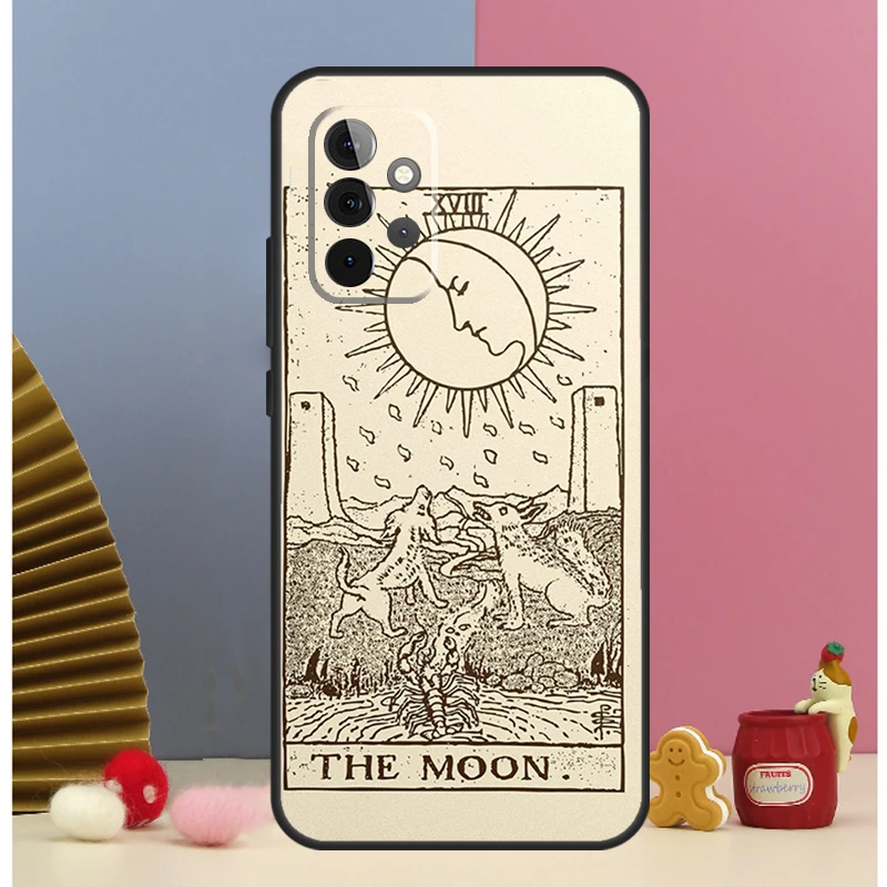 Funda de tarjeta de Tarot para Samsung Galaxy, carcasa de astrología, sol y luna, A54, A34, A24, A14, A51, A71, A12, A32, A52, A72, A13, A33, A53, A25, A15 - imagen 4