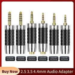 Adaptador Jack Macho-Hembra 3,5mm / 2,5mm / 4,4mm HiFi