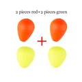 2pcs red 2 pcs green