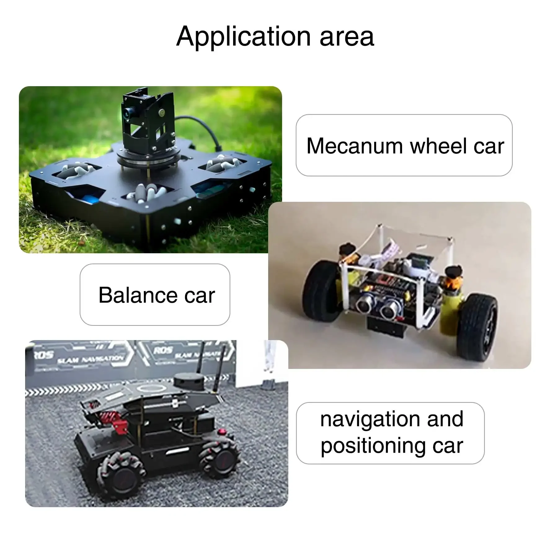 Yahboom TT DC Motor de engranaje AB Motor reductor de fase con codificador con soporte para coche de equilibrio inteligente DIY - imagen 5