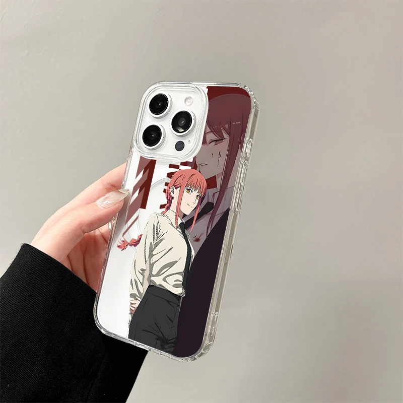 Funda magnética de Anime C-Chainsaw Mans para Samsung Galaxy S25 Edge S24 S23 S22 S21 Ultra Plus FE A56 A55 A54 A36 A35 A26 A16 - imagen 4