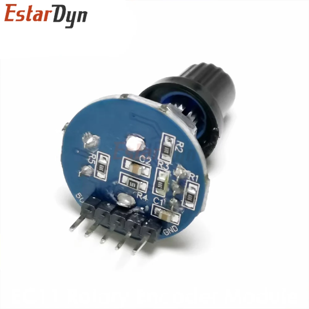 Módulo codificador rotatorio EC11, Sensor de KY-040 con tapa de perilla, interruptor de botón de 5V, rotación de 360 grados para proyectos Arduino DIY, 2 uds. - imagen 2