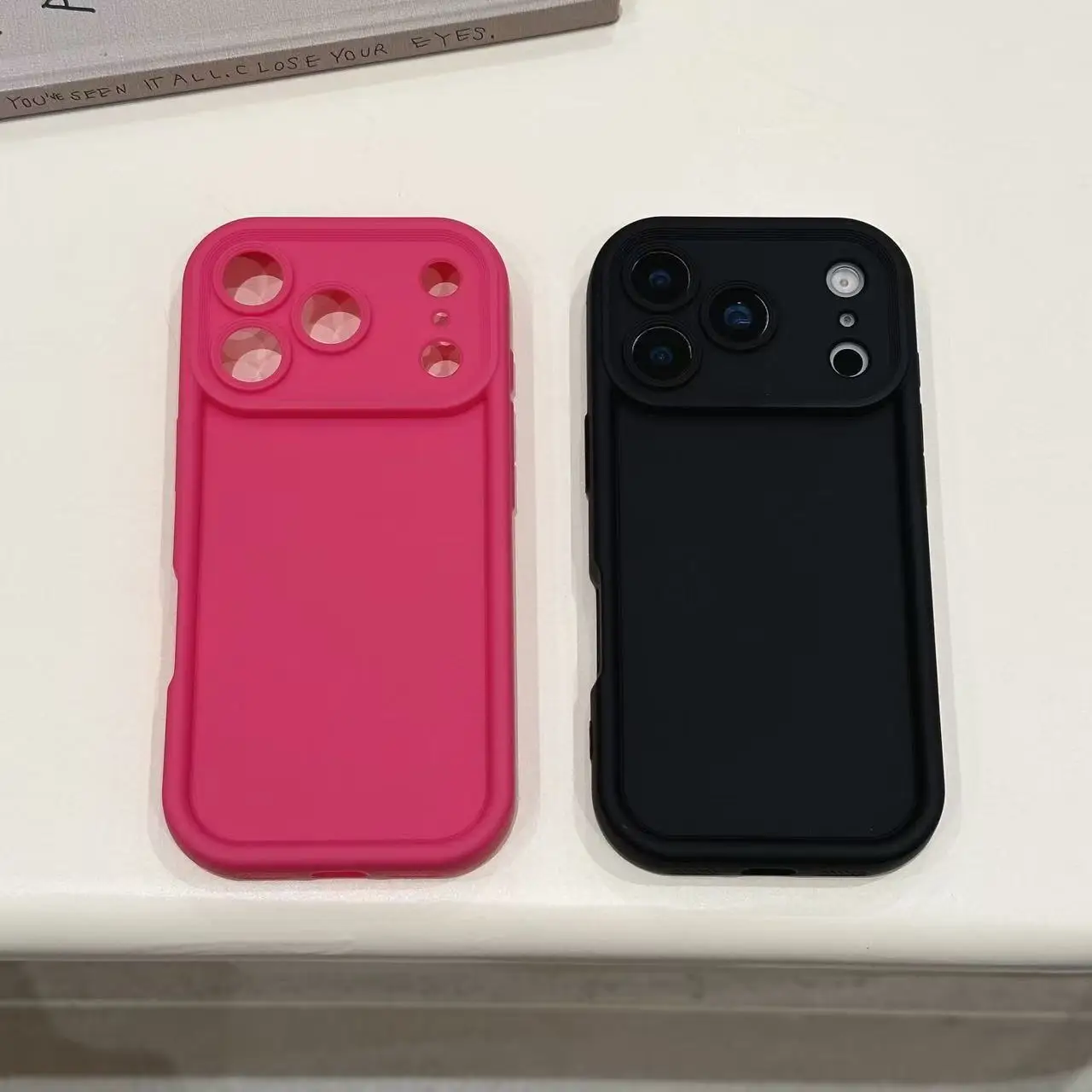 Funda de silicona mate lisa a prueba de golpes para iPhone 17 Air 16 15 14 13 12 11 Pro Max Plus, protección de cámara gruesa, funda suave de TPU - imagen 5