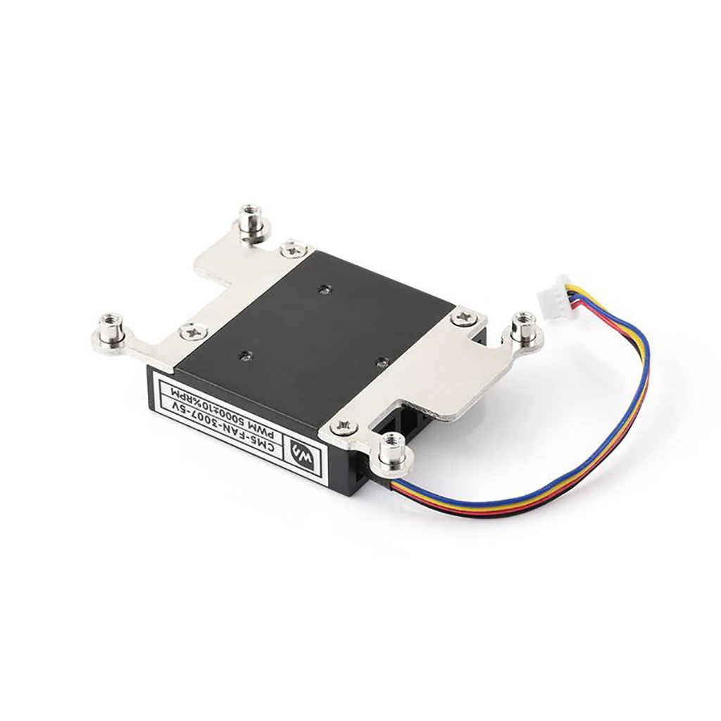 Ventilador de refrigeración CM5/ventilador disipador de calor CM5 5V 3007 para módulo de cómputo Raspberry Pi 5 8000RPM PMW Control de velocidad radiador de bajo ruido - imagen 5
