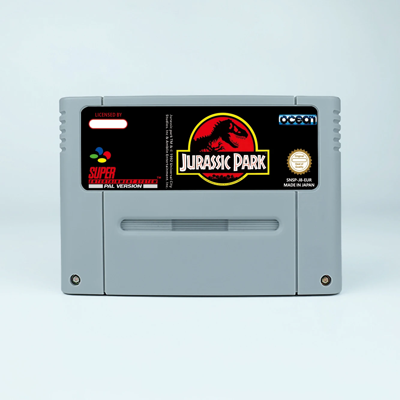 Juego de acción Jurassic Park para tarjeta de juego SNES de 16 bits para consola de videojuegos SNES versión EUR PAL para Nintendo
