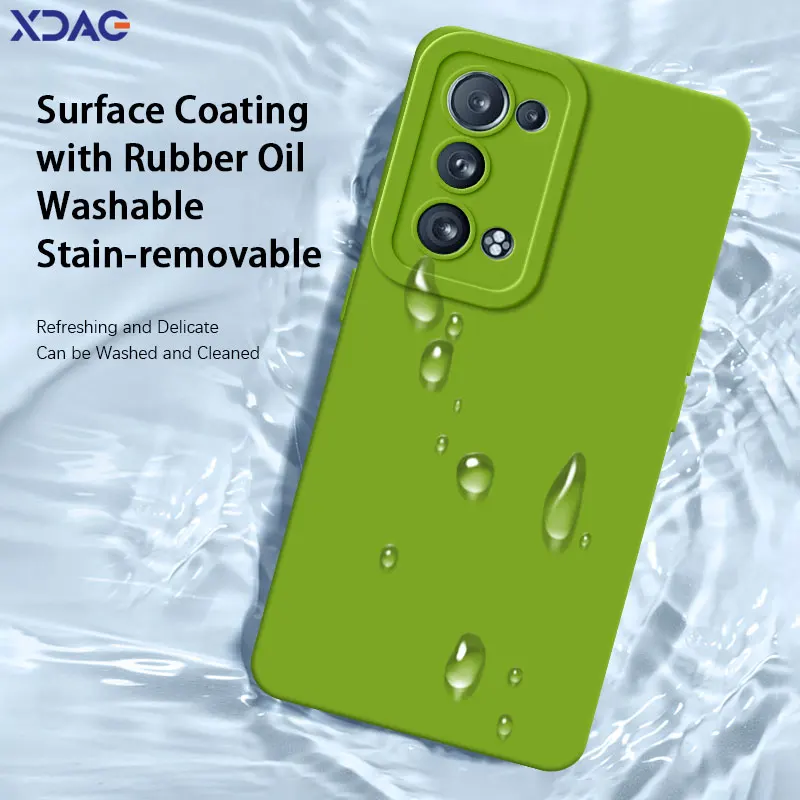 Funda de silicona líquida cuadrada Angel Eyes para OPPO Reno6 Pro Plus 5G, funda trasera para teléfono Reno 6 6Pro, armadura suave a prueba de golpes e impermeable - imagen 4