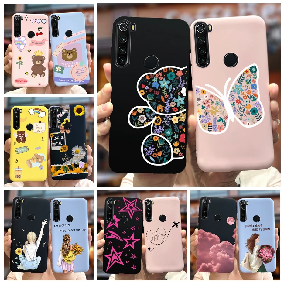 Funda de silicona blanda para Xiaomi Redmi Note 8 Pro Note 8 T