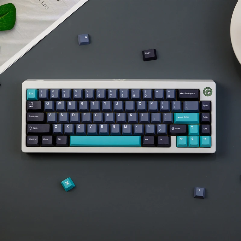 GMK Pulse-Juego de teclas de perfil de cereza, 129 teclas, PBT Dye, subcama, para MX Switch 61/64/68/75/87/104/980
