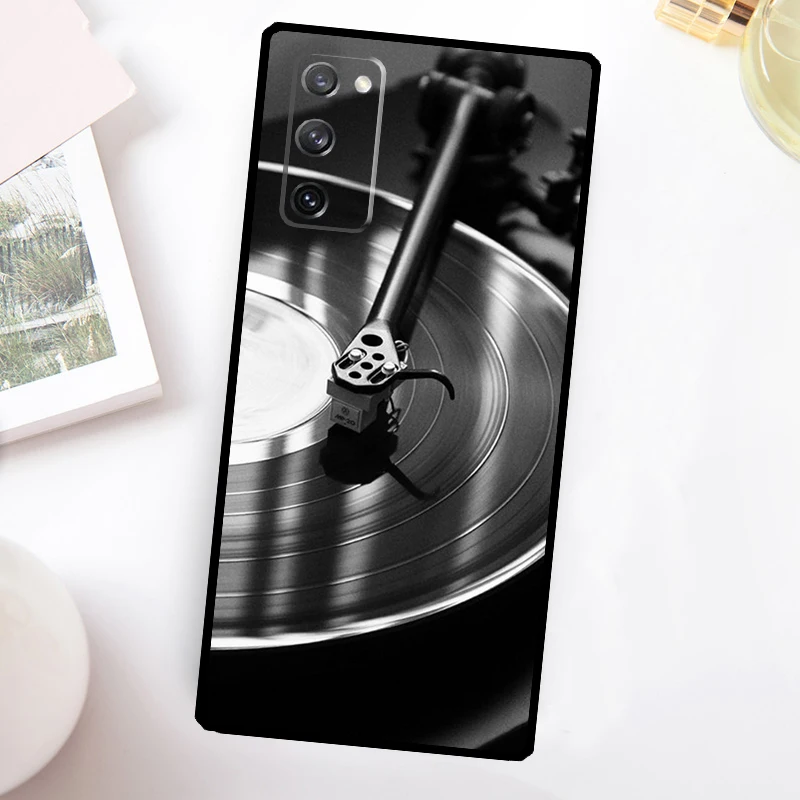 Funda de música de disco de vinilo para Samsung Galaxy S22, S23, S24, Ultra Plus, Note 10, 20, S8, S9, S10, S20 FE, S21 FE - imagen 4