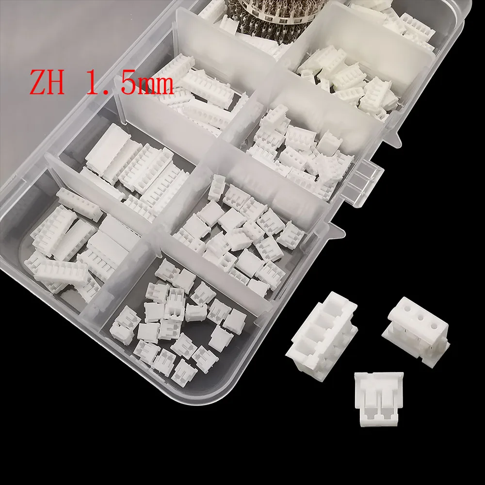 1 caja JST SH 1,0mm / 1,25mm / GH 1,25/ZH 1,5mm paso 2 3 4 5 6 7 8 9 10 pines hembra carcasa Pin conector de Terminal de prensado - imagen 5