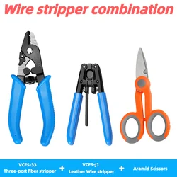 Kit Herramientas Fibra Óptica VCFS-33/J1 – Pelador y Tijera Aramida