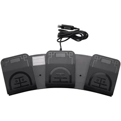 FS2020U1 Pedal de pie USB para PC Control del equipo