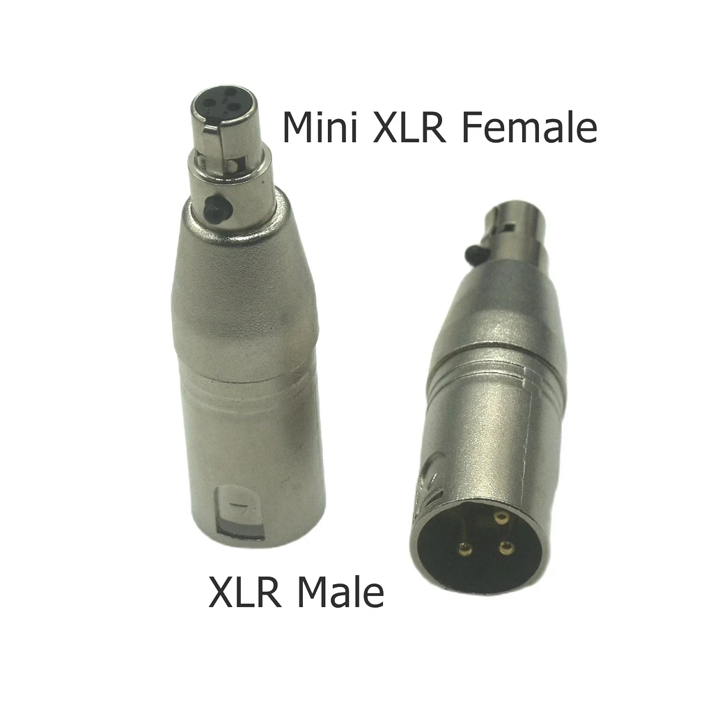 Adaptador Mini XLR 3 Pines Macho Hembra Micrófono - imagen 5