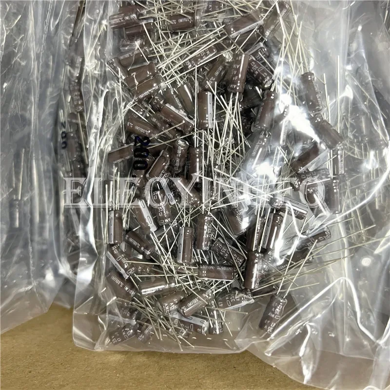 Nippon-condensador electrolítico de aluminio, placa base KY 5x11mm, NCC EKY-350ELL470ME11D, baja ESR, 47uf, 35V, 35V47UF - imagen 3