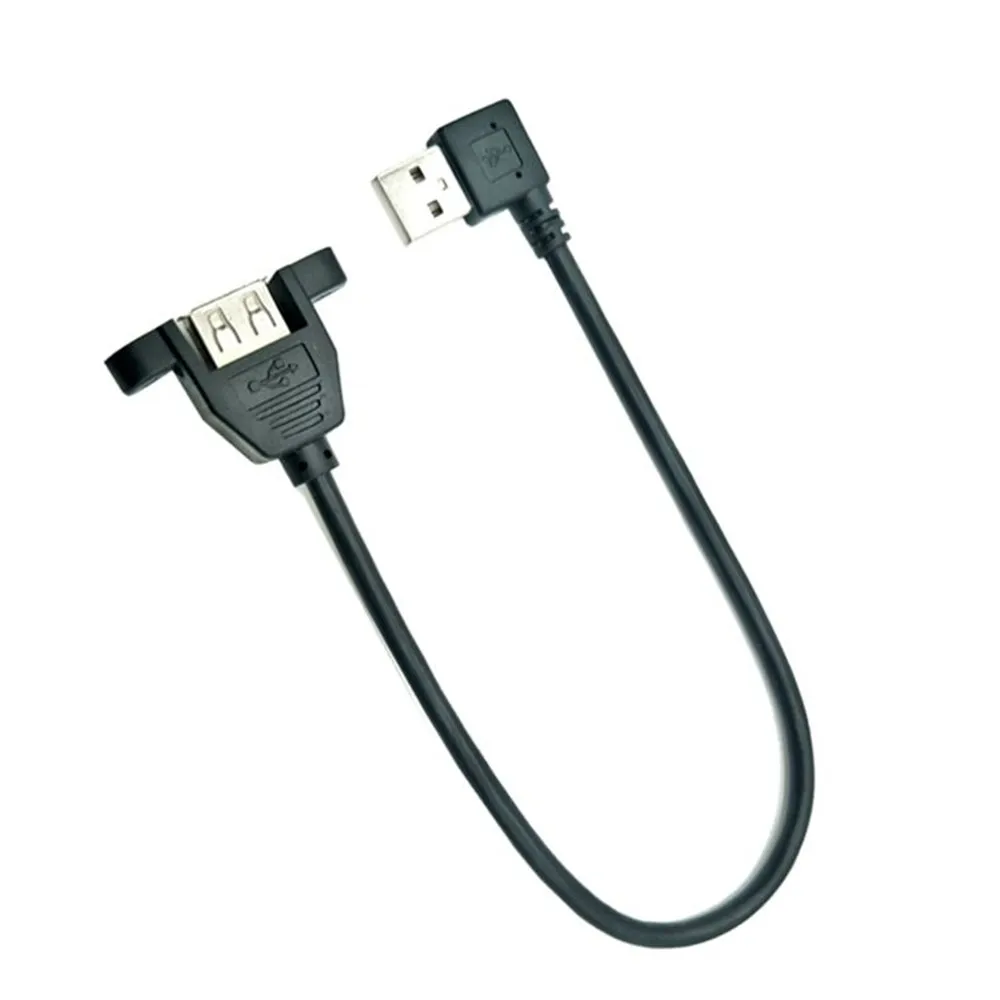 Cable de extensión USB con codo de 90 grados, cable de extensión USB 2,0 para ordenador conectado a TV, unidad USB, ratón, teclado, red c - imagen 4