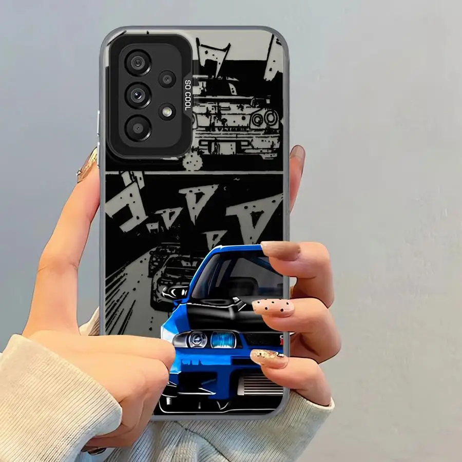 Funda de coche de deriva japonesa para Samsung, carcasa suave para Galaxy A12 A24 A25 A16 A34 A32 A15 A13 A22 A14 A23 - imagen 2