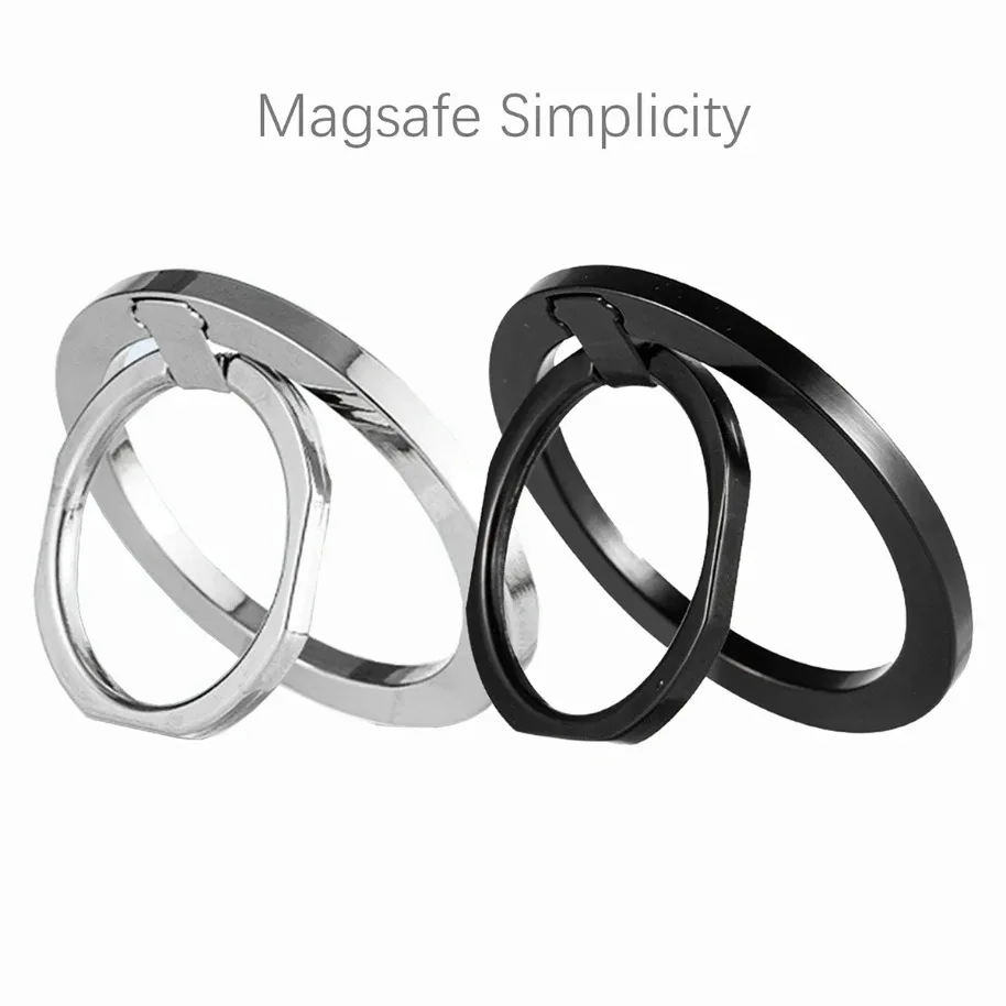 Soporte Universal para teléfono portátil, soporte magnético plegable con anillo para dedo para Magsafe iPhone 17-12 Pro Max, soporte para teléfono móvil
