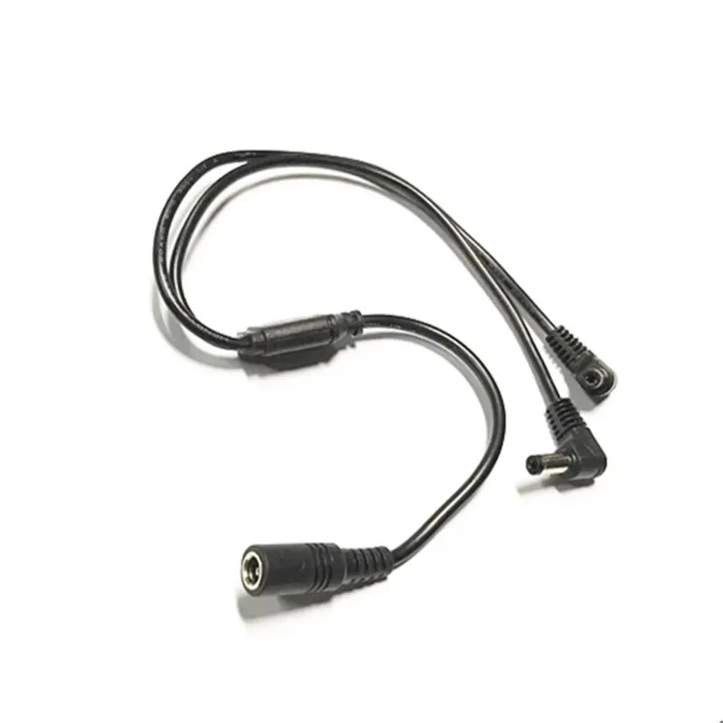 Barra de luz LED de monitoreo, 90 grados, 12V, codo DC5.5 x 2,1 MM, cable de alimentación CC, divisor de cables de voltaje, 40cm para cámara de vigilancia - imagen 2