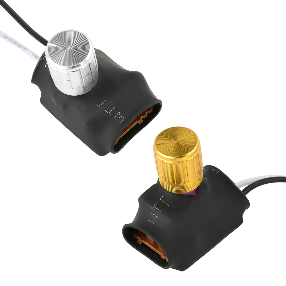 2 vías DC 175-250V 220V 1A/3A lámpara de mesa en tono dorado/plateado interruptor giratorio atenuador de rango completo - imagen 2