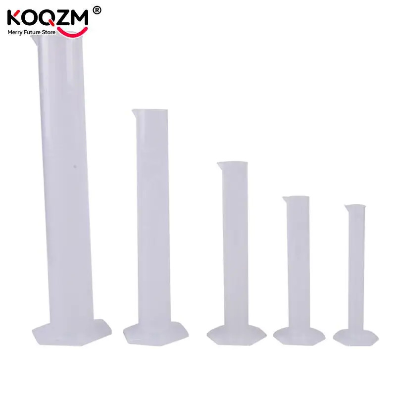 Cilindro de medición de plástico, herramientas graduadas, cilindro de laboratorio de química, suministros de laboratorio escolar, 50ml - imagen 3