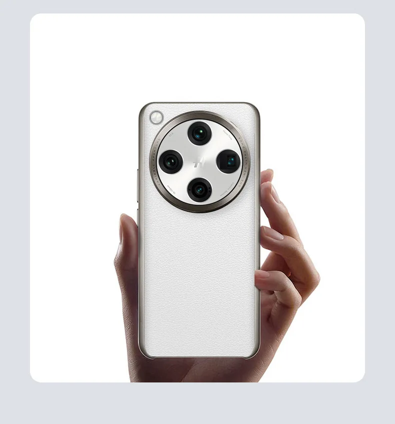 Para OPPO Find X8 Ultra funda de lujo de cuero vegano piel de grano funda protectora trasera para OPPO Find X8 Pro X8S + carcasa de teléfono - imagen 5