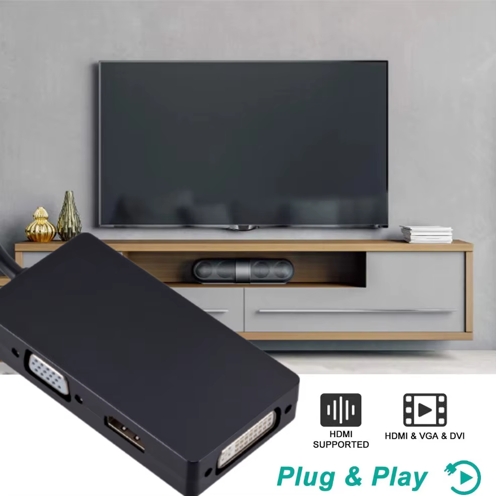 LccKaa Adaptador Mini DisplayPort a HDMI VGA DVI 4K para MacBook - imagen 3