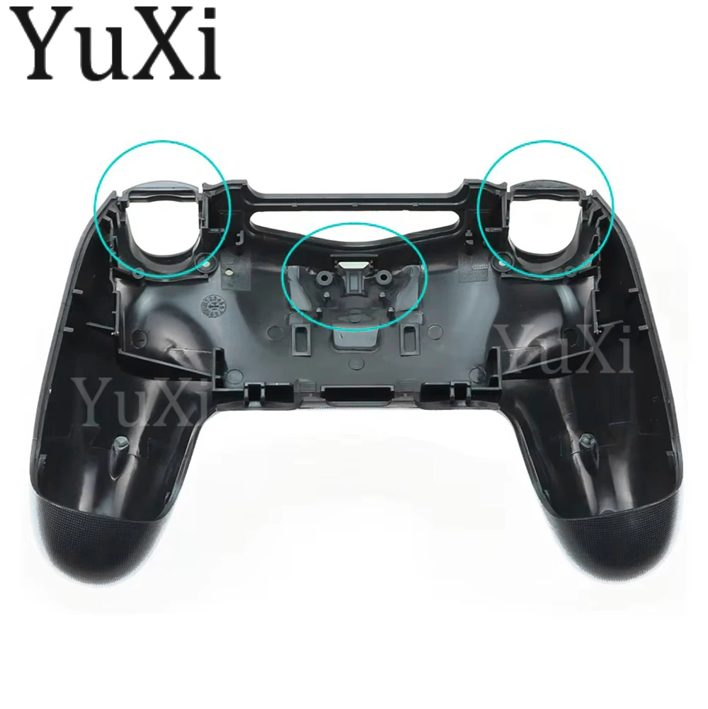 1 carcasa inferior para controlador de mando inalámbrico PS4 carcasa trasera blanca y negra para Playstation 4 JDM JDS 001 010 011 - imagen 2