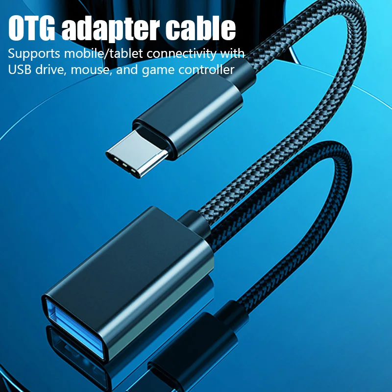 Cable OTG TYPE-C a Cable adaptador hembra USB para Macbook Huawei P50 Xiaomi Realme POCO Cable adaptador USB tipo C
