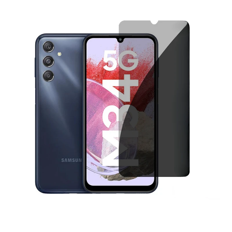 Para Samsung Galaxy M34 5G Anti espía Protector de pantalla de privacidad de vidrio templado para Samsung M32 M13 M21 2021 cubierta de película protectora